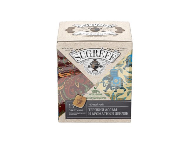 Чёрный чай «Терпкий Ассам и ароматный Цейлон» в индивидуальных саше