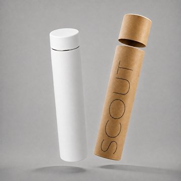 Вакуумный термос «Scout», soft-touch, 235 мл, тубус