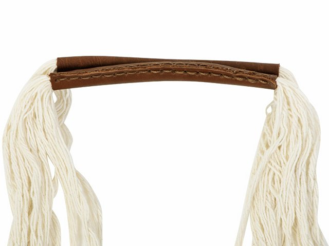 Авоська «Dream» из натурального хлопка с кожаными ручками, 15 л thumbnail