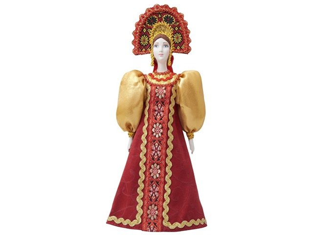 Подарочный набор: кукла фарфоровая, мёд с гецким орехом thumbnail