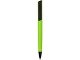 Ручка пластиковая soft-touch шариковая «Taper», зеленое яблоко/черный