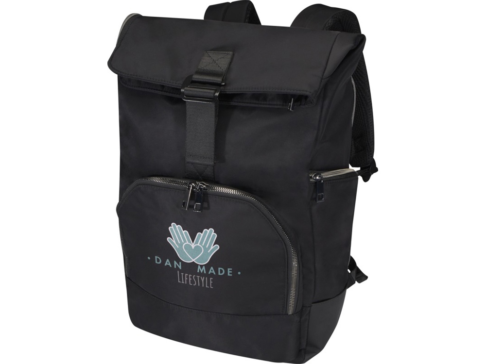 Рюкзак «Rhine» 15” с откидным верхом из переработанного материала фото 7 Рюкзак «Rhine» 15” с откидным верхом из переработанного материала фото 7