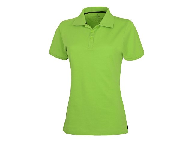 Рубашка поло "Calgary" женская, зеленое яблоко