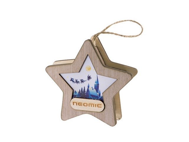 Новогодняя подвеска с подсветкой «Звезда» thumbnail