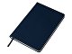 Бизнес-блокнот "С3" софт-тач с магнитом, твердая обложка, 96 листов, темно-синий