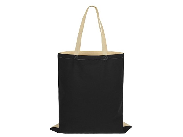 Сумка для шопинга «Twin» двухцветная из хлопка, 180 г/м2 thumbnail