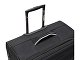 Чемодан TORBER НЕРО, чёрный, переработанный ПЭТ, 48 х 28 х 79 см, 90 л