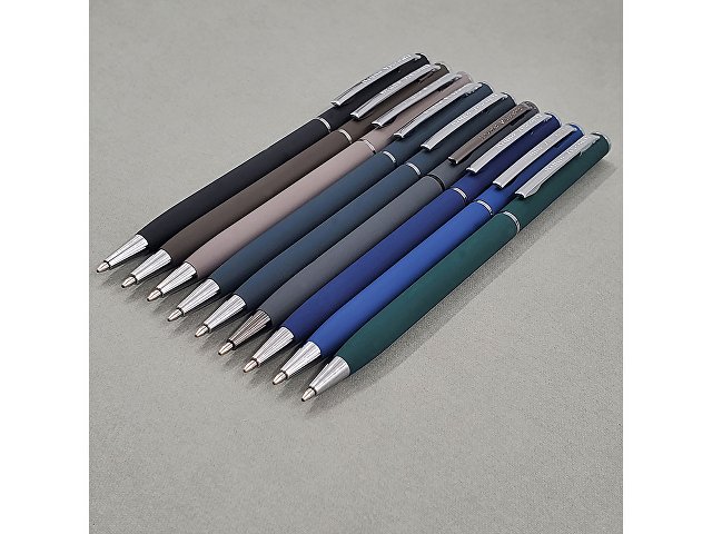 Ручка металлическая шариковая «Palermo», софт-тач thumbnail