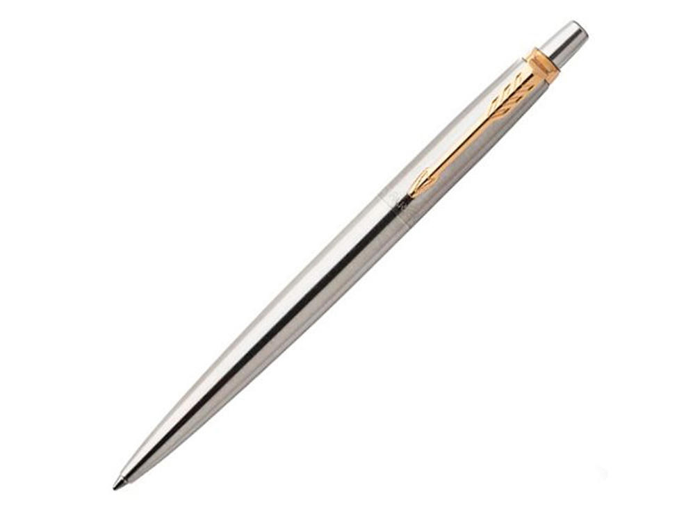 Шариковая ручка Parker Jotter Essential, St. Steel GT, серебристый/золотистый