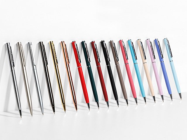 Ручка металлическая шариковая «Palermo», софт-тач thumbnail