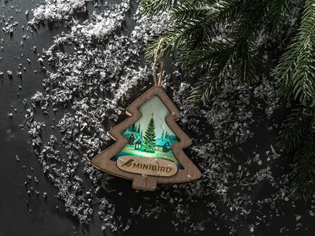 Новогодняя подвеска с подсветкой «Ёлочка»