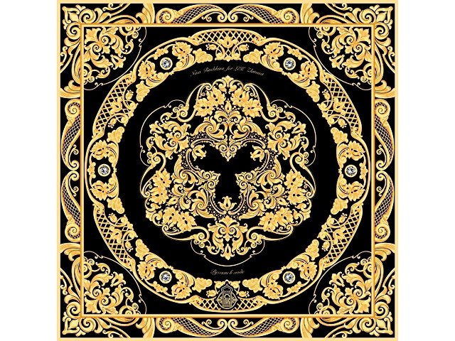 Платок «Златоустовская гравюра»