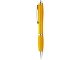 Ручка пластиковая шариковая "Nash", желтый, синие чернила