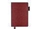 Ежедневник А5 датированный "Boston" 2026, бордовый с серым обрезом