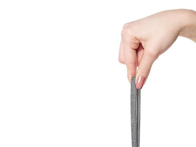 Прозрачная косметичка «Leony» из ПВХ и ткани thumbnail