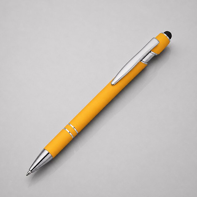 Ручка-стилус металлическая шариковая «Sway» soft-touch