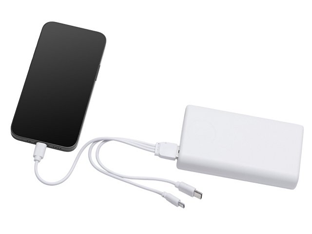 Внешний беспроводной аккумулятор 2-в-1 с функцией зарядки Apple Watch, QC/PD «AtomIQ», 10000 мАч thumbnail