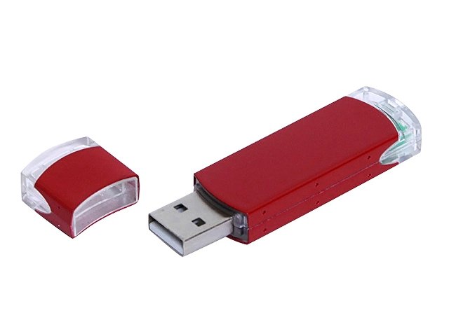 USB 2.0- флешка промо на 32 Гб прямоугольной классической формы