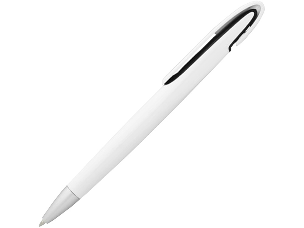 Ручка шариковая Rio, синие чернила, белый/черный