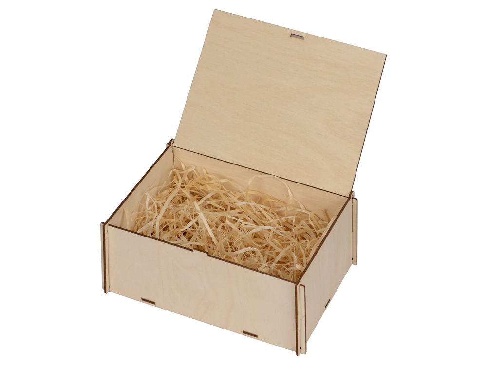 Деревянная коробка с наполнителем-стружкой Ларь 2