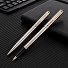 Набор Pierre Cardin коллекция «ПАРА (PEN&PEN)» : ручка шариковая + роллер, корпус - латунь. Отделка - стальное матовое покрытие. Детали дизайна - позолота. Цвет - стальной.