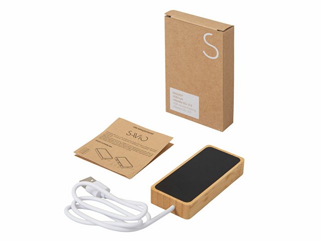 USB хаб с подсветкой лого «Reedia S5», 3*USB, 1*Type C thumbnail