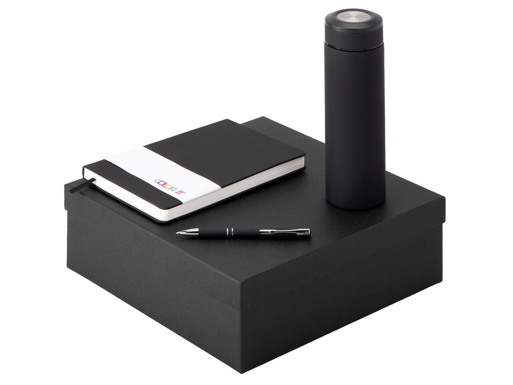 Подарочный набор "Color it" с блокнотом, металлической ручкой и термосом