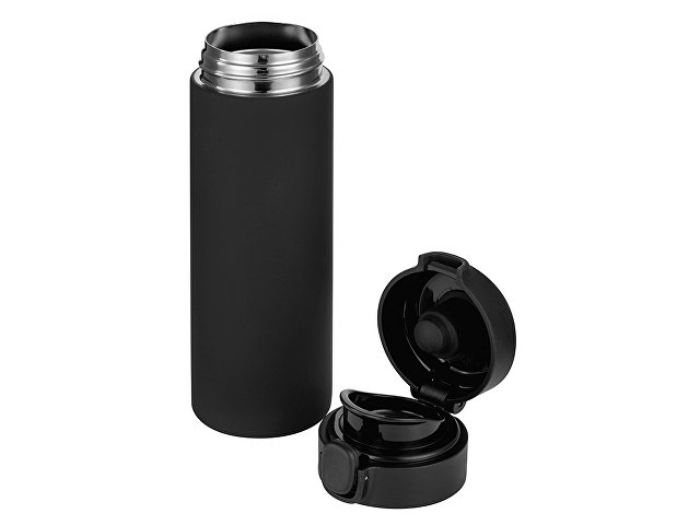 Вакуумная термокружка c кнопкой «Guard», soft-touch, 400 мл thumbnail