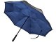 Зонт Lima 23" с обратным сложением, черный/темно-синий