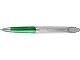 Ручка шариковая «Призма», белый/зеленый