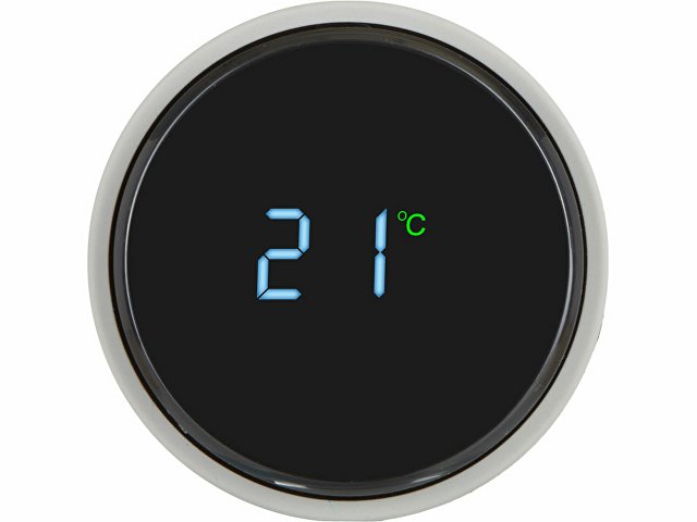 Вакуумный термос «Module X» с индикатором температуры и медной изоляцией, 500 мл, крафтовый тубус thumbnail