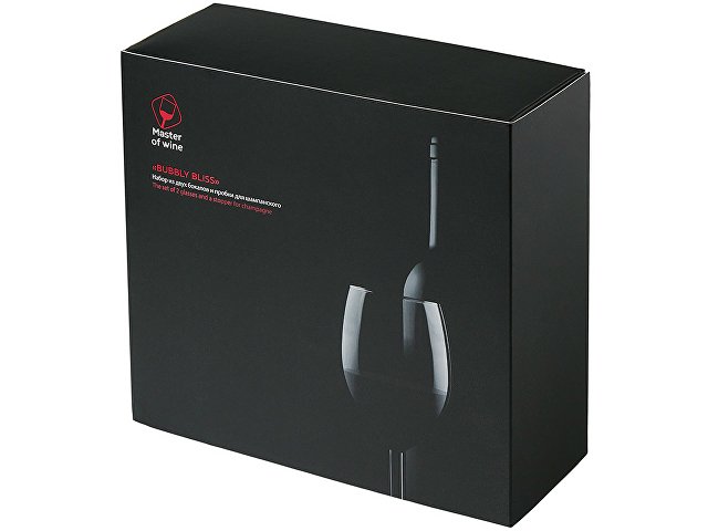 Набор из двух бокалов и пробки для шампанского «Bubbly Bliss» thumbnail