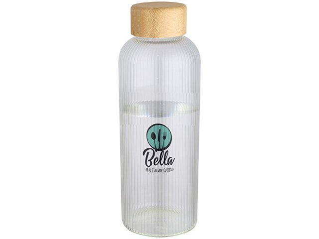 Стеклянная бутылка с бамбуковой крышкой «Mirage» thumbnail