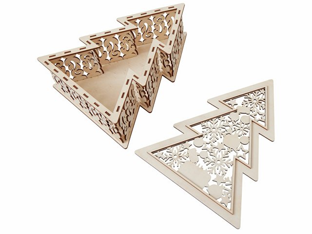 Шкатулка из фанеры в виде елки «Firytale» thumbnail