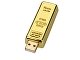 Флеш-карта "Слиток золота"  USB 2.0 на 4 Gb