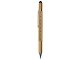 Ручка-стилус из бамбука «Tool» с уровнем и отверткой