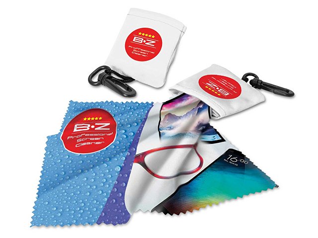 Очищающая салфетка в чехле с возможностью полноцветной печати thumbnail