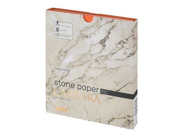 Еженедельник с каменной бумагой А5+ «Carrara»