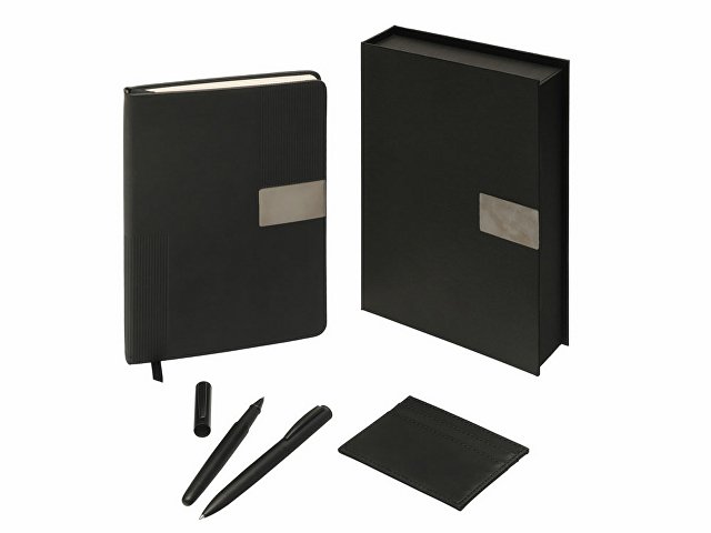 Подарочный набор «Goethe» с блокнотом А5, 2-мя ручками и картхолдером