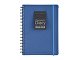 Ежедневник недатированный на гребне А5 "Pragmatic", синий (Р)
