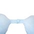 Подушка Basic из микрофибры с эффектом памяти U-shape, небесно голубой