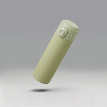 Вакуумная термокружка c кнопкой «Guard», soft-touch, 400 мл, тубус