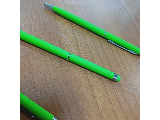 Ручка-стилус металлическая шариковая «Jucy Soft» soft-touch